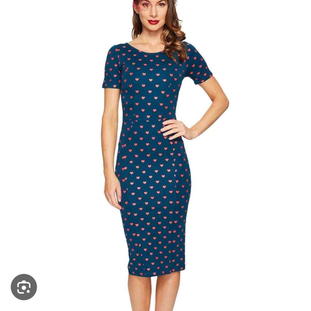 Unique Vintage wiggle bodycon dress size 2XL